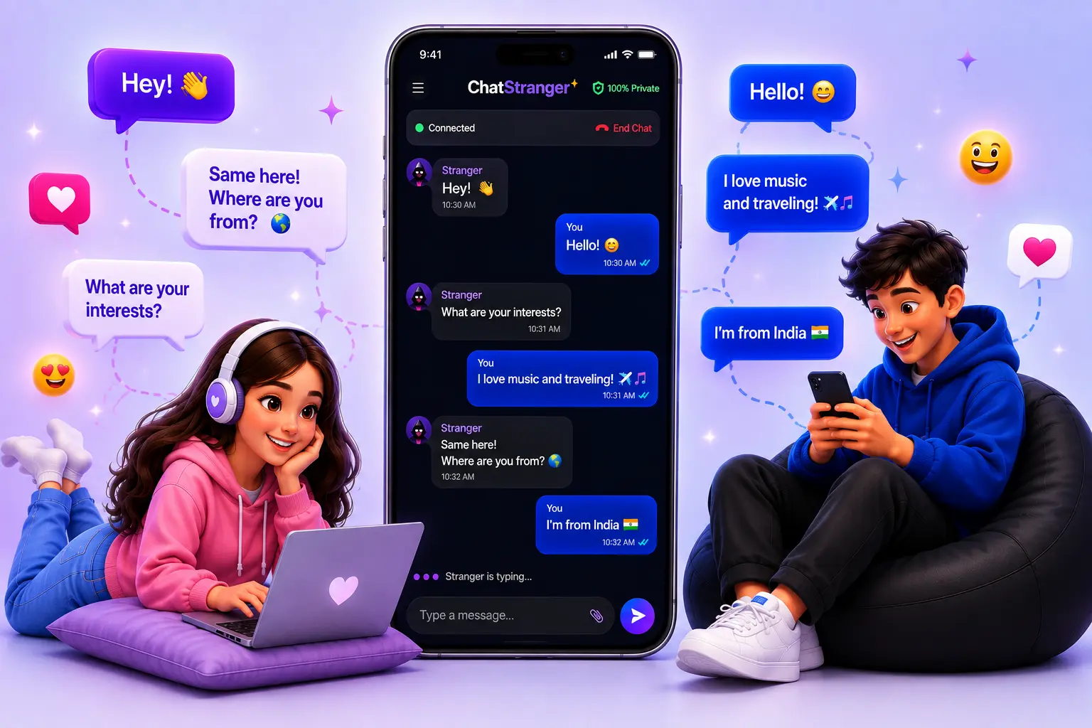 ChatStranger chat preview